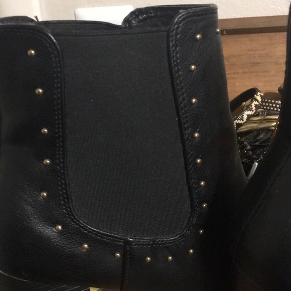 Man made Leather Boots Size 10 - Picture 3 of 7